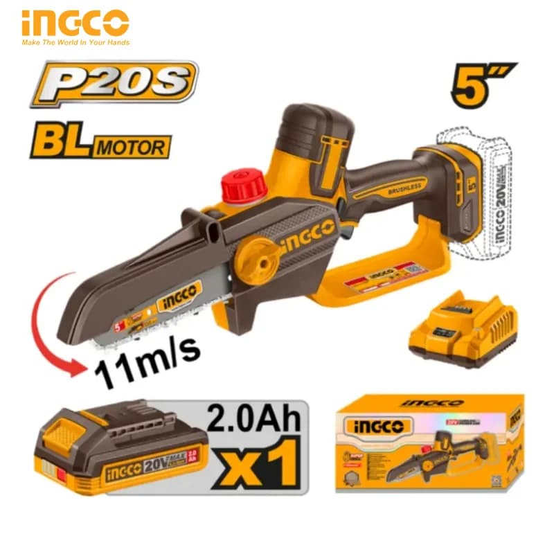 TRONÇONNEUSE SANS FIL INGCO 20V 5″  CGSLI20561 
