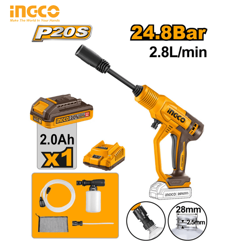 NETTOYEUR SANS FILL 20V INGCO 