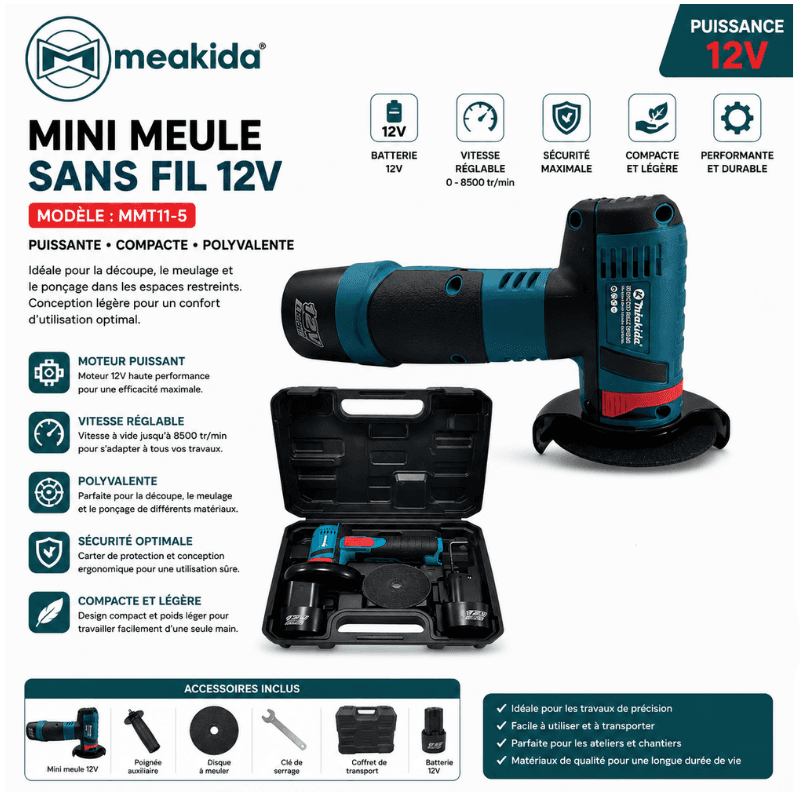 MINI MEULE MIAKIDA 12V MMT11-5