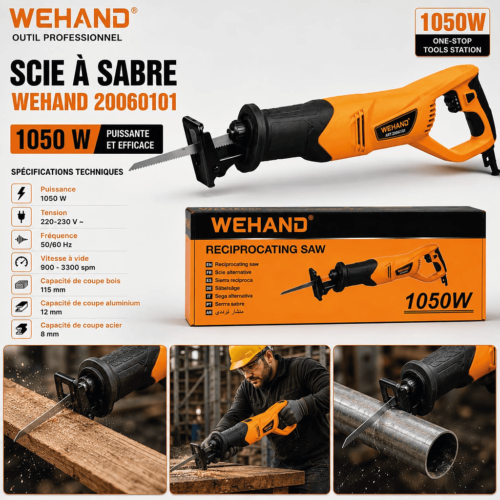SCIE A SABER WEHAND 1050W
