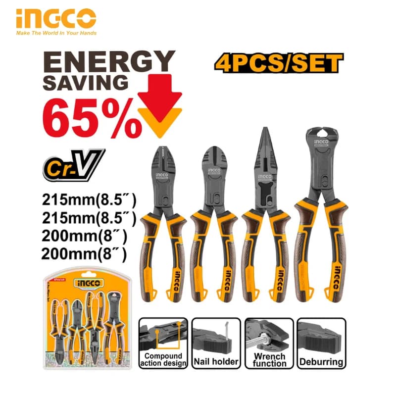 PACK 4PCS INGCO PANCE