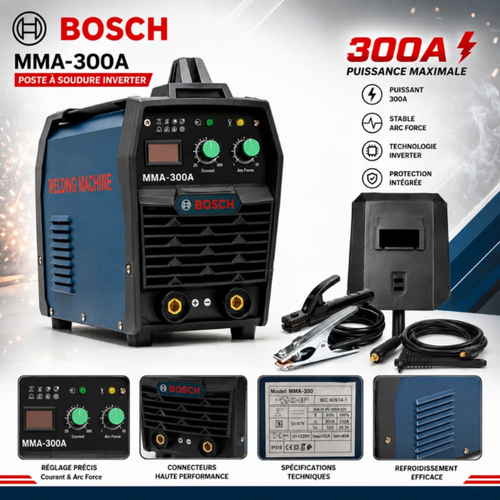 POSTE À SOUDURE INVERTER BOSCH 300A