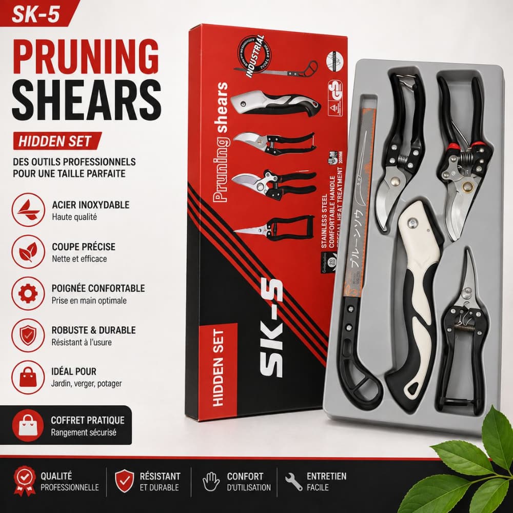 SET D'OUTILS DE JARDINAGE DE 5 PIÈCES 1MMT15-6