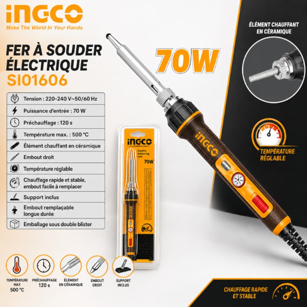 FER À SOUDER ÉLECTRIQUE 70W SI01606