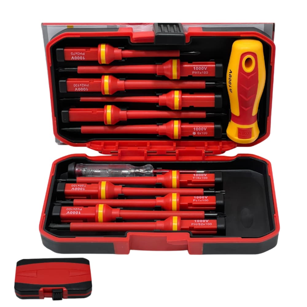 PACK TOURNEVIS PROFESSIONNEL ÉLECTRIQUE  1000V 1MMT8-1
