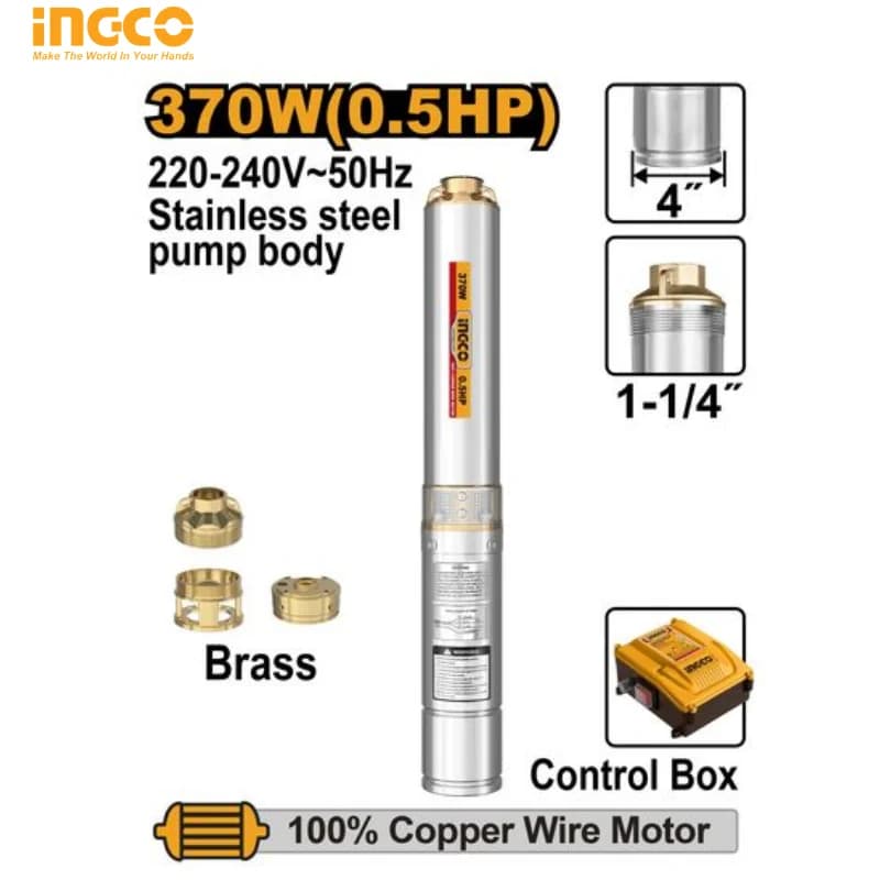POMPE A IMMERGE 0.5 HP INGCO DWP370621