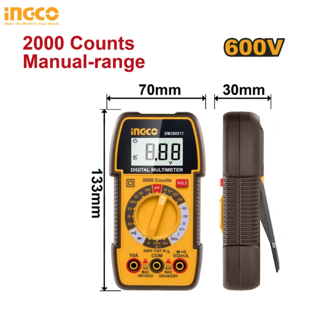 DIGITAL MULTIMETER INGCO DM360011