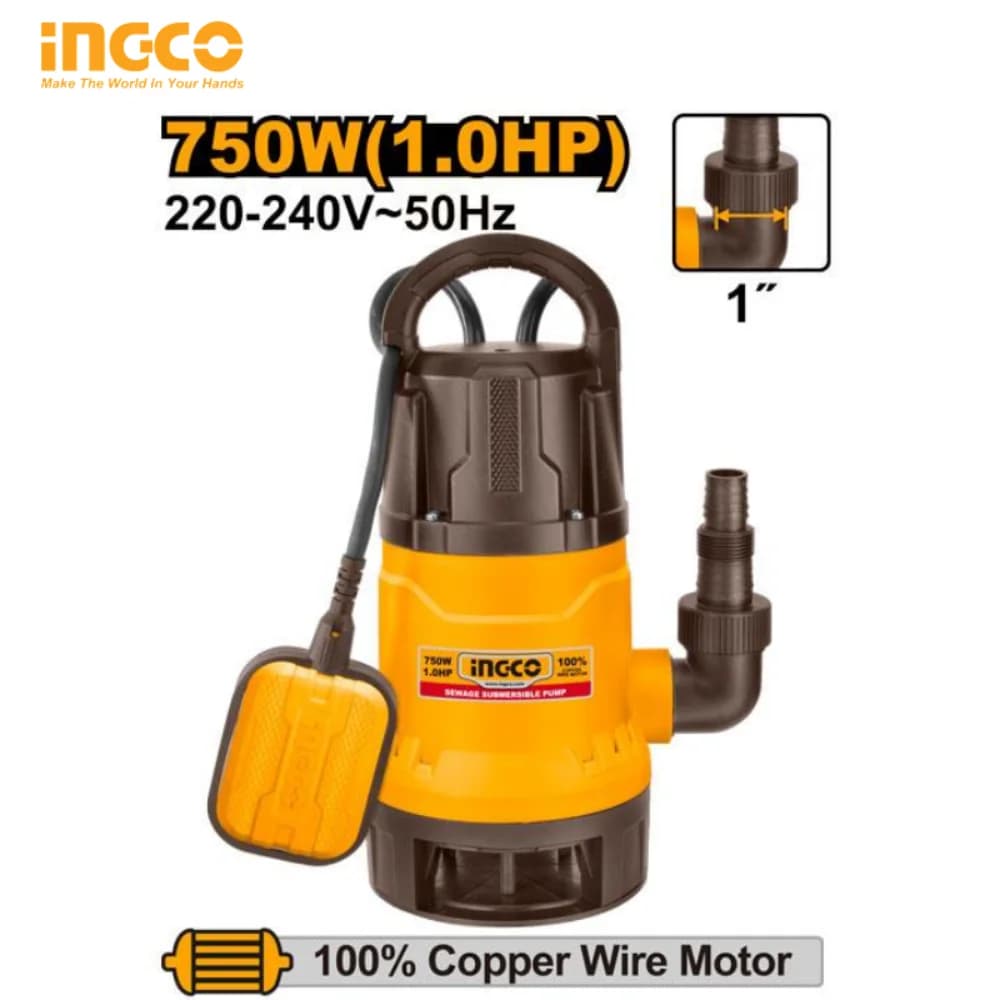 POMPE A VIDE CAVE INGCO 1HP PLASTIQUE