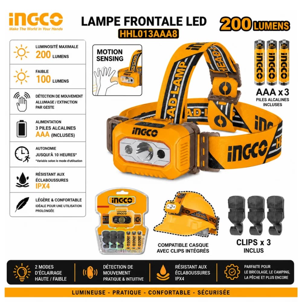 HEADLAMP INGCO HHL013AAA8