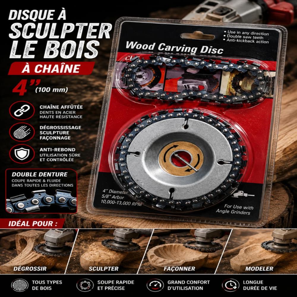 DISQUE À SCULPTER LE BOIS 1MMT14-5