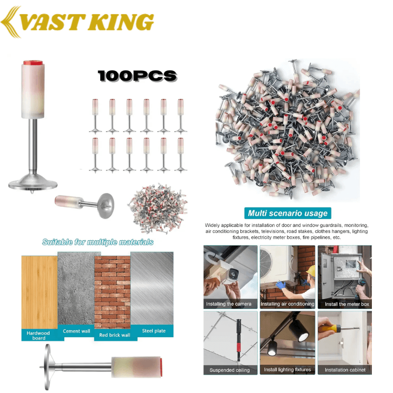 RIVAIL PISTOLE A CHOC VAST KING 100PCS