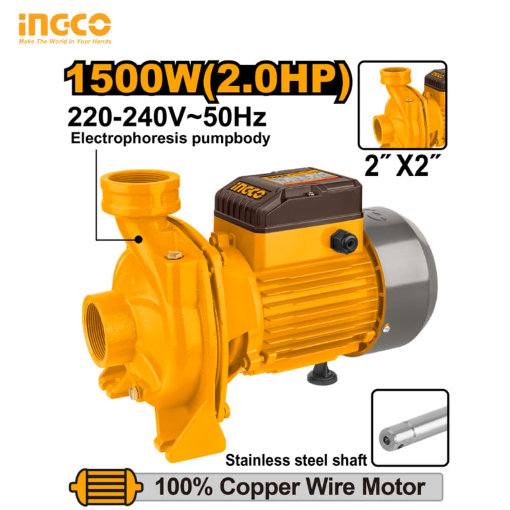 POMPE A EAU INGCO 2HP G.M
