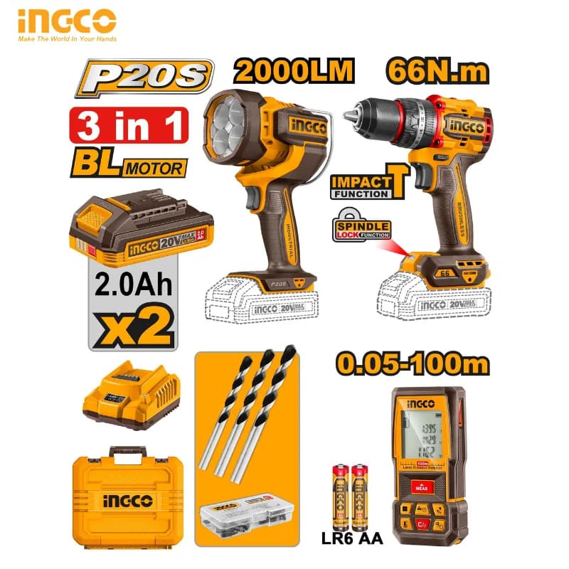 CORDLESS 3 PCS COMBO KIT COSLI250885