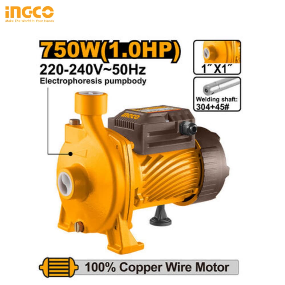 WATER PUMP 1HP 750W INGCO CPM75068