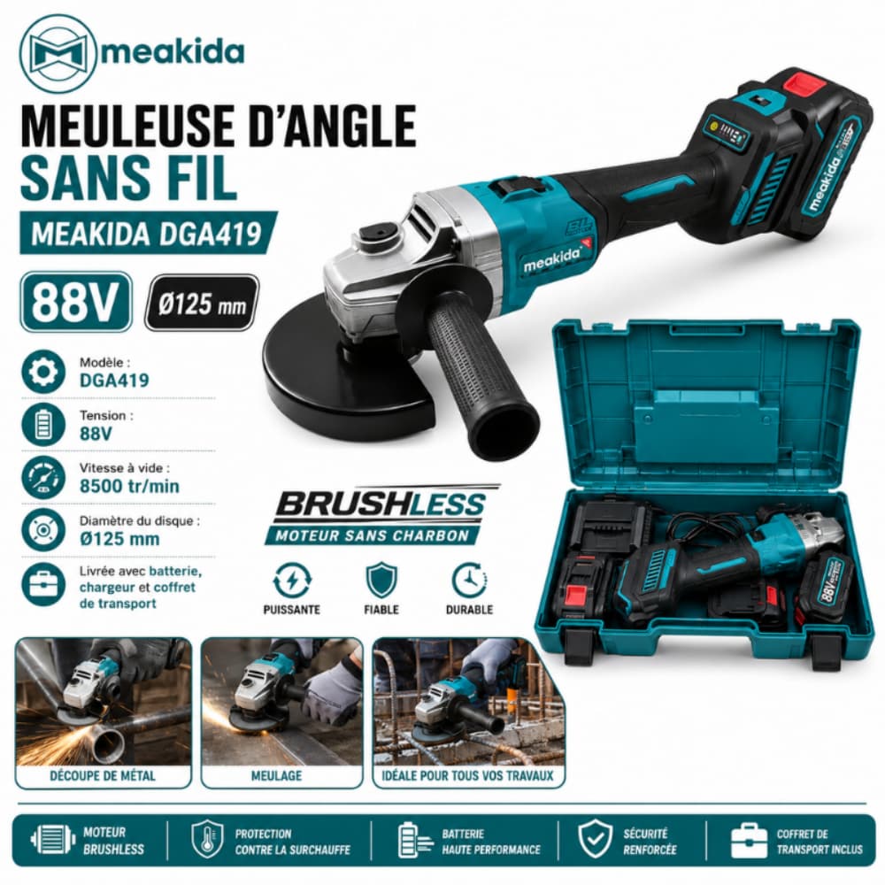 MEULE A DISQUE MEAKIDA 88V