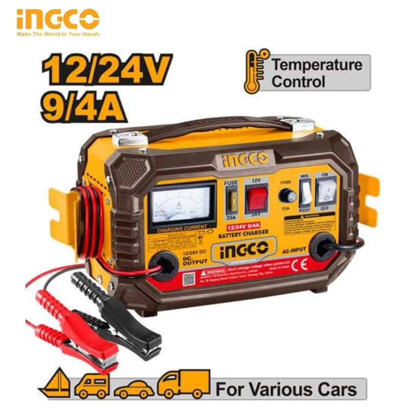 CHARGEUR INGCO 12V/24V